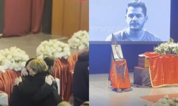 tetove,-nisin-homazhet-ne-nderim-te-shpat-kasapit,-arkemorti-i-kengetarit-mbulohet-me-flamurin-kombetar-shqiptar