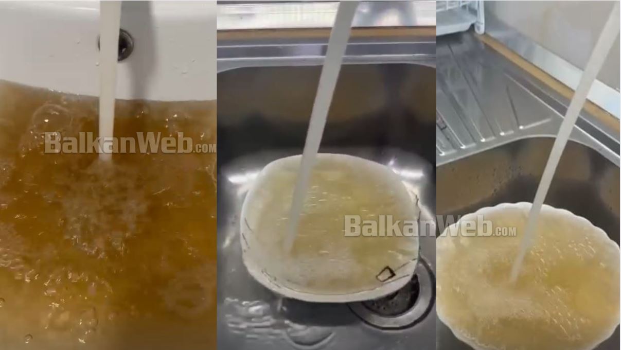 reshjet-e-dendura-te-shiut-demtojne-rrjetin,-qytetaret-ne-kolonje-me-uje-te-ndotur,-bashkia:-mos-e-pini!