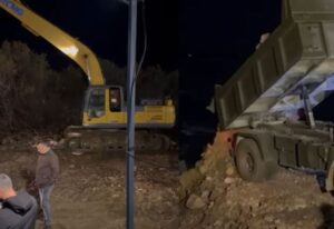 carja-e-argjinatures-se-lagunes-se-vainit-ne-lezhe,-emergjencat-civile-dhe-fa-te-ne-terren-per-rehabilitimin-e-demtimeve