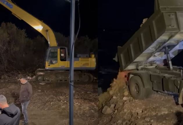 carja-e-argjinatures-se-lagunes-se-vainit-ne-lezhe,-emergjencat-civile-dhe-fa-te-ne-terren-per-rehabilitimin-e-demtimeve