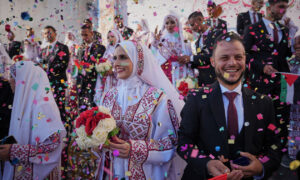 fotolajm/-momente-shprese-ne-gaza-pas-dy-vitesh-shkaterrimi-dhe-vdekjeje.-martohen-mbi-50-cifte-te-reja