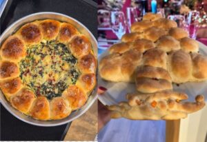 buke-te-vogla-per-tryezen-e-fundvitit-dhe-kurore-buke-me-mbushje-dhe-krem-djathi-pikant/-recetat-e-dites