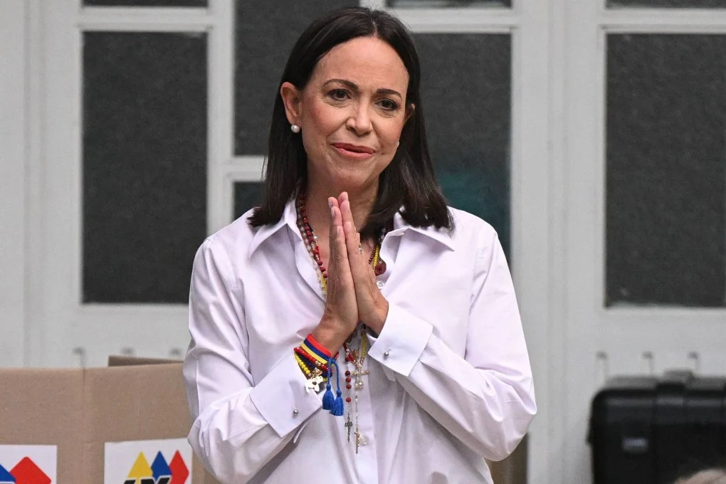 machado-mberrin-ne-oslo/-por-politikania-venezueliane-nuk-arrin-dot-ceremonine-per-cmimin-nobel