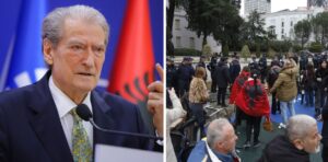“stop-terrorit-ndaj-protestuesve-paqesor”,-berisha-mbeshtet-protesten-e-lapajt-para-kryeministrise