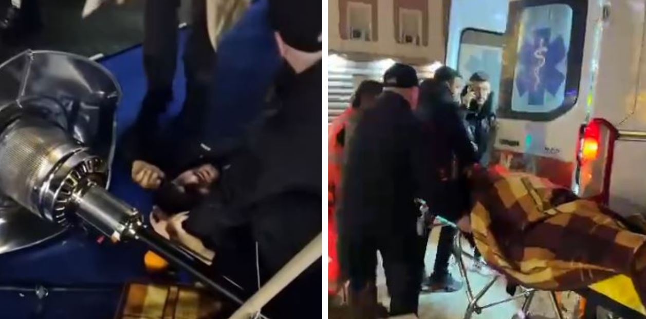 policia-nderhyn-per-te-larguar-protestuesit-te-kryeministria/-lapaj-demtohet-ne-koke-nga-bombola-e-gazit,-perfundon-ne-spital