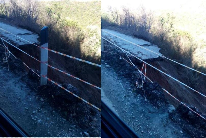 shirat-e-rrembyeshem-shembin-shtratin-e-rruges,-mbyllet-aksi-leskovik-permet-prane-fshatit-petran