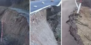 mat/-rruga-e-fshatit-derjan-shkaterrohet-pa-kaluar-nje-vit-nga-inaugurimi,-u-ndertua-nga-“bami-holding”-(video)