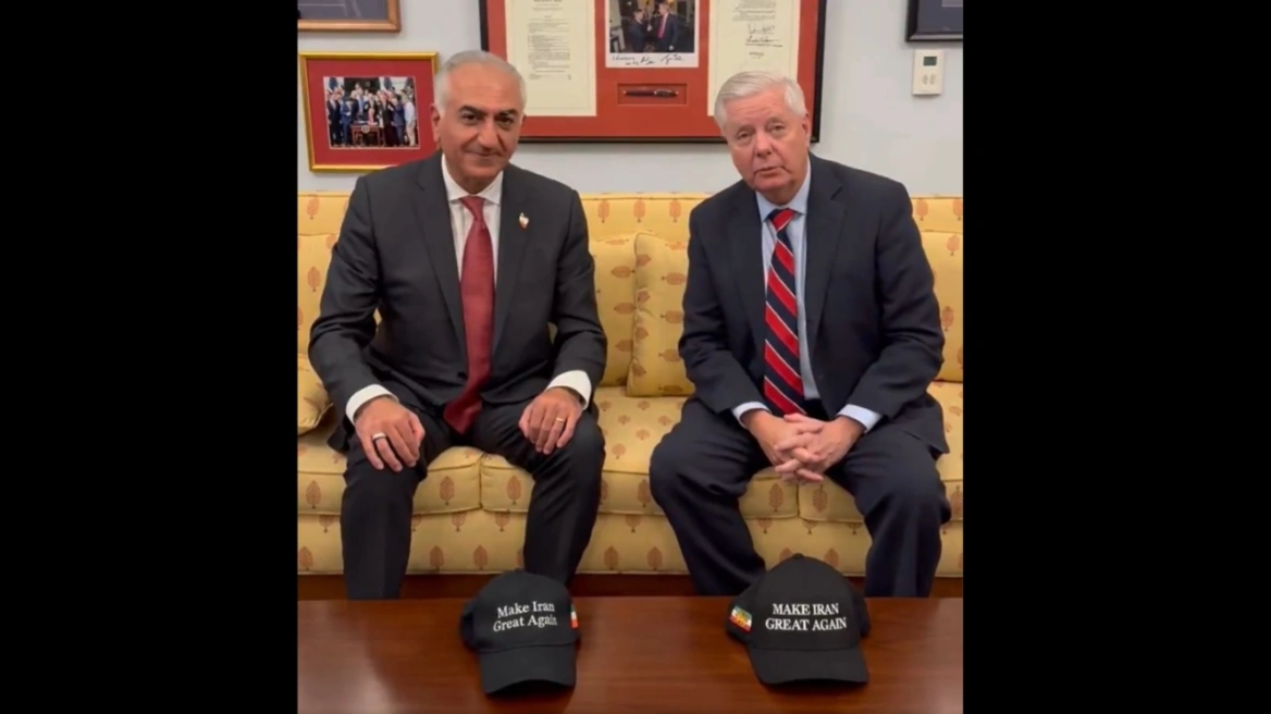 graham-takohet-me-princin-e-kurores-iraniane-reza-pahlavi:-dhurate-kapele-me-sloganin-“bejeni-iranin-te-madh-perseri”