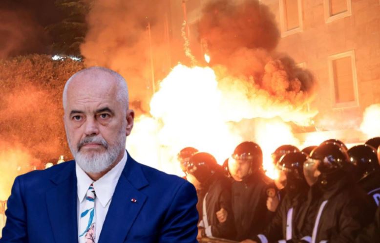 rama-reagon-pas-protestes-se-pd:-degjenerim-i-pandalshem!-mercenare-te-rekrutuar-nga-rrugacet-e-lagjeve-hedhin-molotove