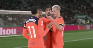 tre-gola-te-shenuar-ne-pjesen-e-pare,-barcelona-e-mbyll-ne-avantazh-ndaj-elche.-shqeteson-mbrojtja-(video)