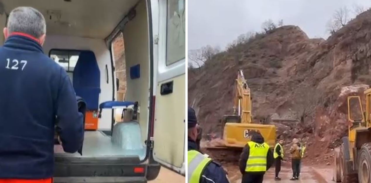 video/-shembja-ne-aksin-librazhd-prrenjas-bllokon-ambulancen-e-nisur-drejt-spitalit!-pacientja-kalohet-permes-lumit-me-barrele