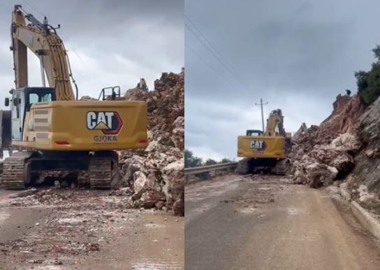 video/-“gjoka-konstruksion”-i-shembet-edhe-rruga-e-dhermiut,-masivi-i-gureve-bllokon-qarkullimin.-deshmia-nga-terreni:-bene-shperthim-me-dinamit