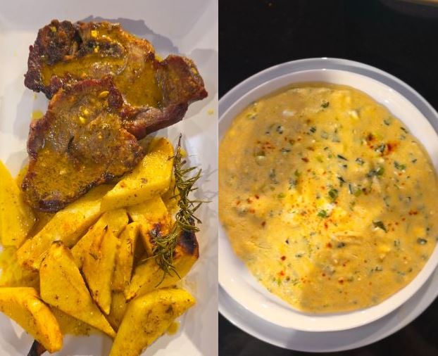 bagete-me-ullinj-ne-avull,-berxolla-me-salce-mustarde-dhe-patate-ne-furre-dhe-fergese-me-qepe-te-njoma-dhe-miell-misri/recetat-e-dites